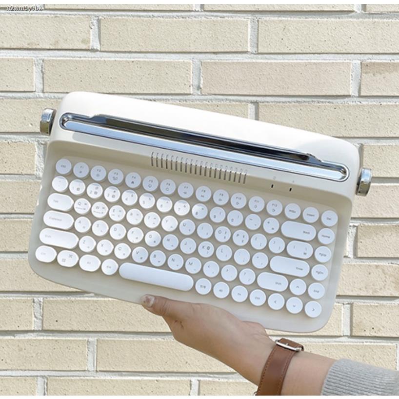 ACTTO Retro Bluetooth Keyboard [5 color] Retro Typewriter Design Korean