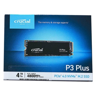 Crucial P3 Plus 4TB PCIe 4.0 NVMe M.2 2280 Internal SSD (4800MB/s) CT4000P3PSSD8