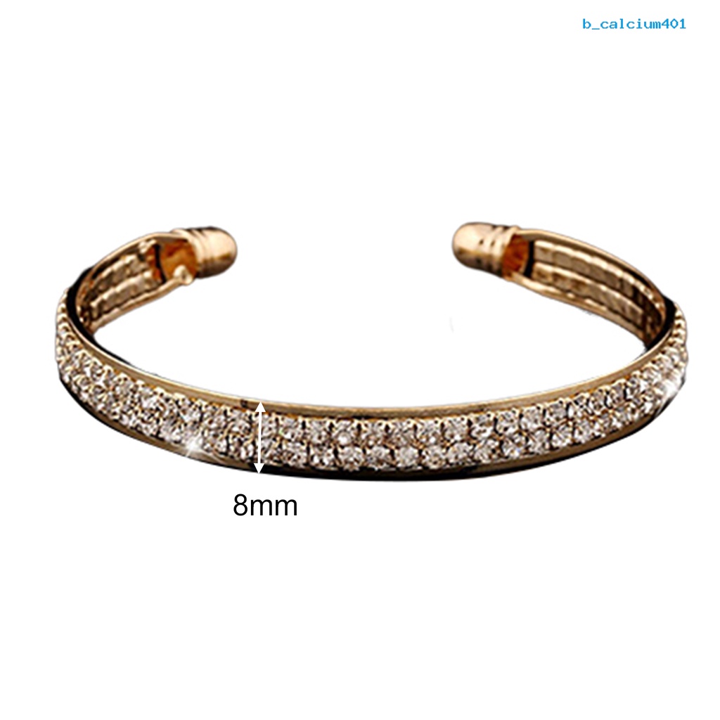calciumsp-bracelet-opening-end-rhinestone-women-charm-sterling-silver-bracelet-for-club