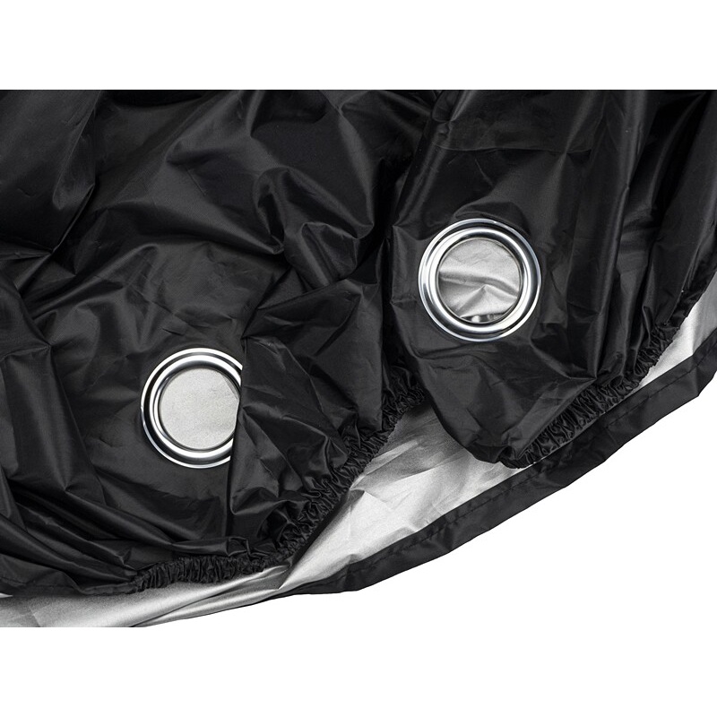 motorcycle-cover-ผ้าคลุมมอเตอร์ไซค์-kawasaki-z-125-สีดำ-protective-bigbike-cover-black-color