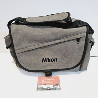 กระเป๋าใส่กล้อง Nikon สีเทา