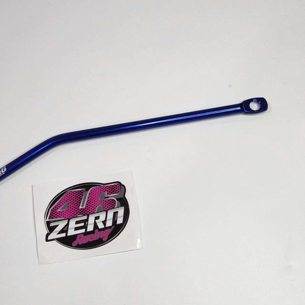 zern-เหล็กยึดท่อ-รุ่นตัวงอ-รูปตัวl45-สีน้ำเงิน-แปลงใส่รถได้ทุกรุ่น-อลูมิเนียมเกรดอากาศยาน-แถมสติ๊กเกอร์zern46