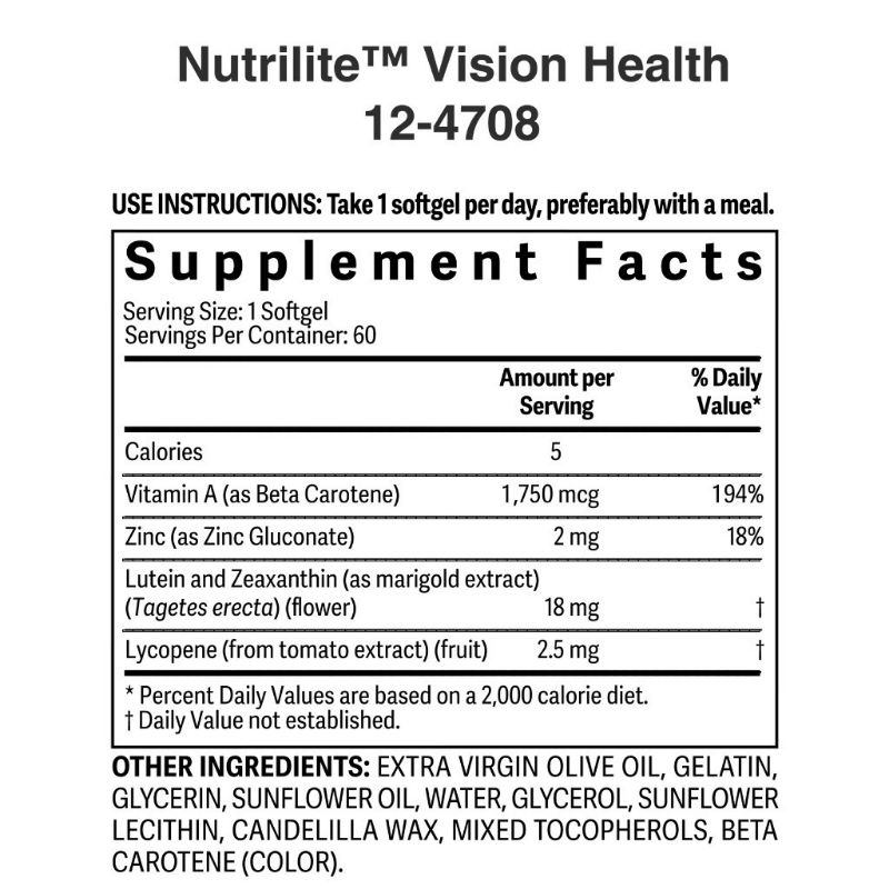 นำเข้าจากอเมริกา-nutrilite-vision-health-with-lutein-ไอเบลน-ขนาด-60-แคปซูล