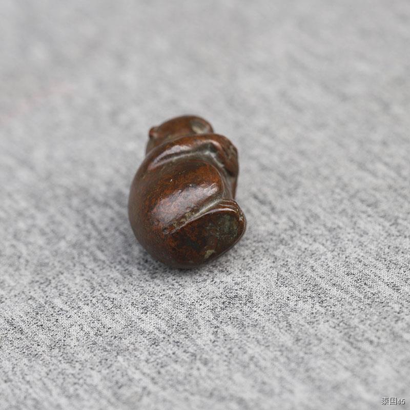 ทองแดง-นักษัตร-ลิง-พิธีชงชา-ธูป-ทองแดงแข็ง-งานแกะสลักขนาดเล็ก-เครื่องประดับขนาดเล็ก-ด้ามทองแดง-เล่นลูกตุ้มขนาดเล็ก-งาน