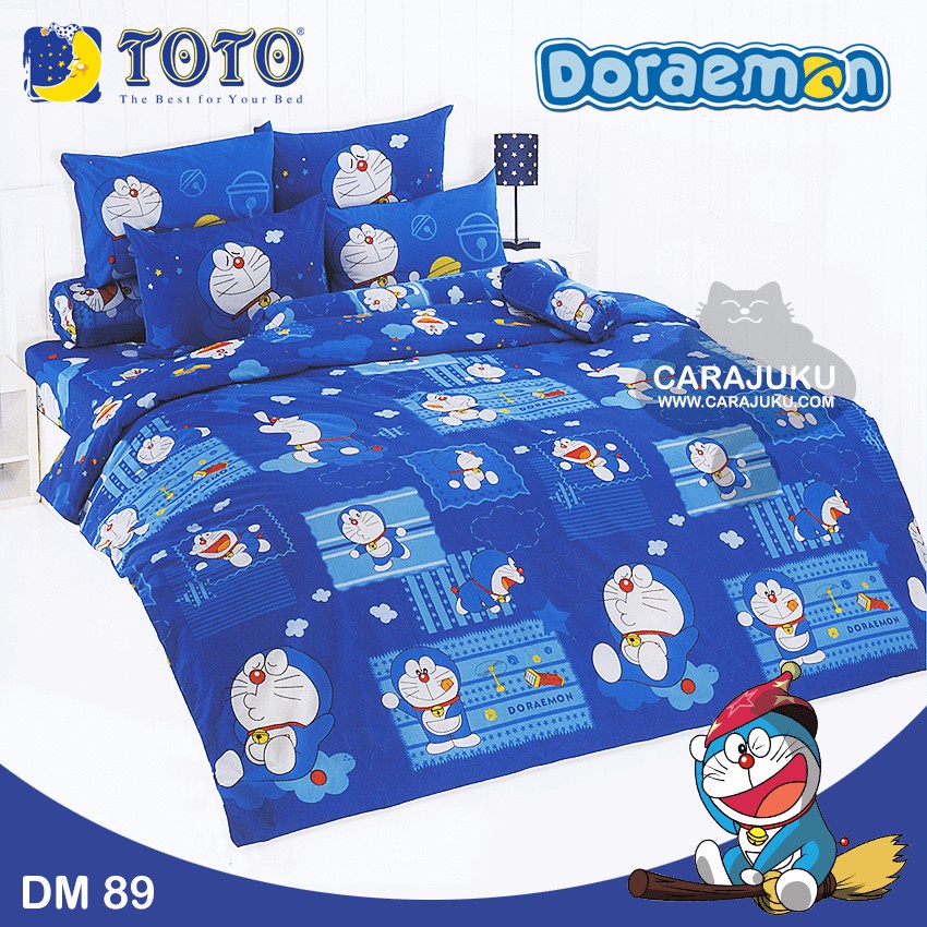 toto-ชุดผ้าปูที่นอน-โดเรม่อน-doraemon-dm89-โตโต้-ชุดเครื่องนอน-ผ้าปู-ผ้าปูเตียง-ผ้านวม-โดราเอม่อน-โดเรมอน-doremon