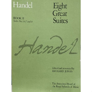 HANDEL : EIGHT GREAT SUITES BOOK II (ROYALS)9781854722973