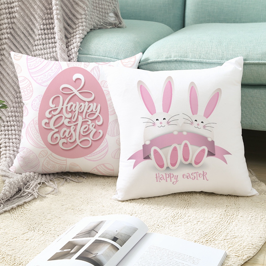 b-398-pillow-cover-cartoon-design-polyester-peach-skin-happy-easter-rabbit-throw-pillow-case-home-decor