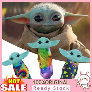 [B_398]  Baby Yoda Figure Model Toy Cartoon Craft Miniature Figurine Ornament Collectible Star War Cartoon Alien Figure Silicone Pipe Christmas Gift