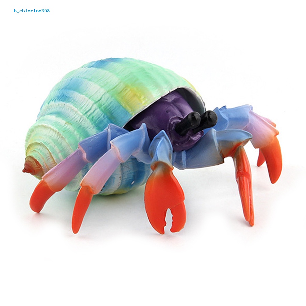 b-chlorine398-simulation-hermit-crab-marine-animal-pvc-model-desktop-decor-education-kids-toy