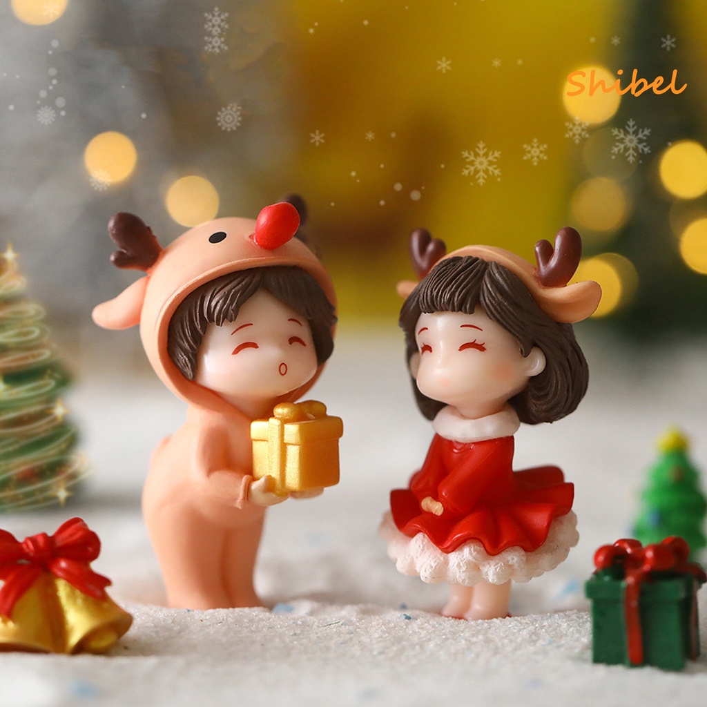 hot-เก้าอี้คู่รักการ์ตูนตุ๊กตาเรซิ่น-miniature-fairy-โต๊ะเครื่องประดับอุปกรณ์ตุ๊กตา