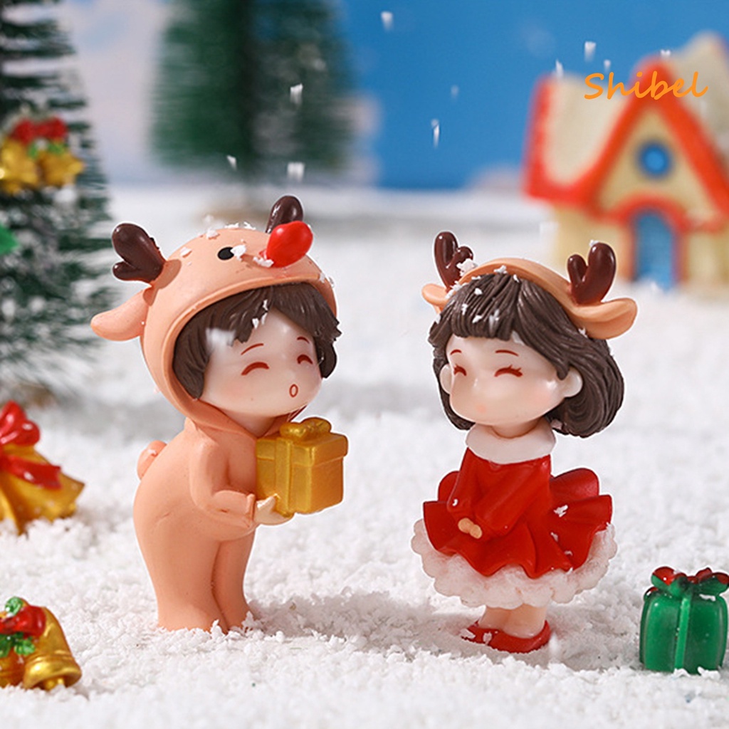 hot-เก้าอี้คู่รักการ์ตูนตุ๊กตาเรซิ่น-miniature-fairy-โต๊ะเครื่องประดับอุปกรณ์ตุ๊กตา