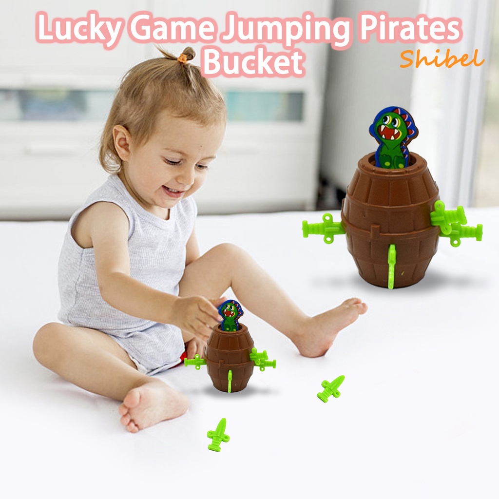 hot-projectile-ของเล่นสร้างสรรค์สนุกเป็นมิตรกับสิ่งแวดล้อมรูปลักษณ์ที่น่ารักความบันเทิงนำกลับมาใช้ใหม่เกมนำโชค-pirates-bucket-party-toy
