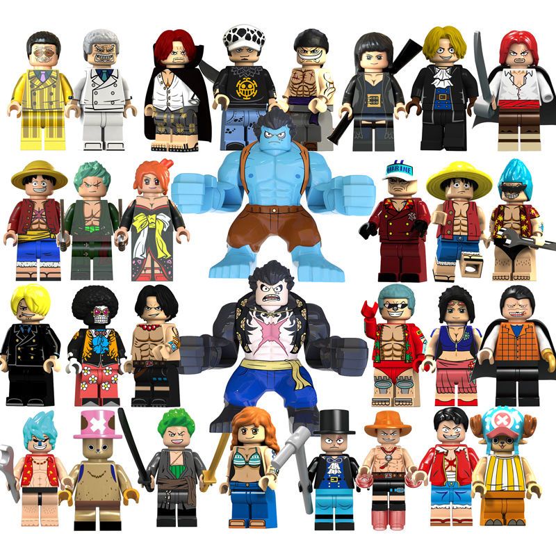 อะนิเมะ-one-piece-ใช้งานร่วมกับ-lego-building-blocks-aberdeen-one-piece-luffy-sauron-ace-ตุ๊กตาของเล่นเพื่อการศึกษาประ