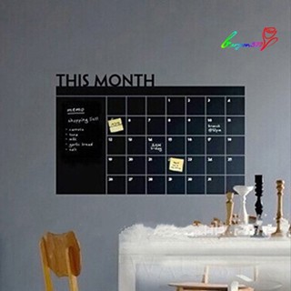 【AG】Home Office Decoration Chalk Board Blackboard Monthly Calendar Wall