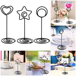Calciwj 12Pcs Seat Card Holder Stainless Steel Table Sign Stand Table Name Card Holder