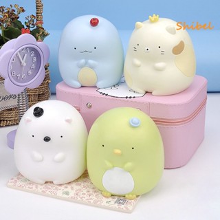 HOT_ อะนิเมะ Sumikko Gurashi ของเล่นโมเดล Piggy Bank ถังตกแต่ง