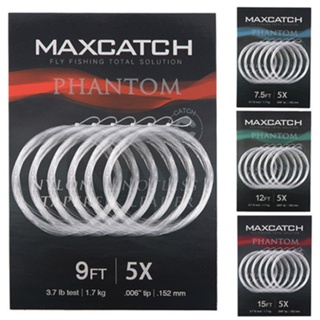 5 Pcs 9FT Fly Fishing Tapered Leader With Loop Leader Fishing Line Multi Size【DAISY Fishing】