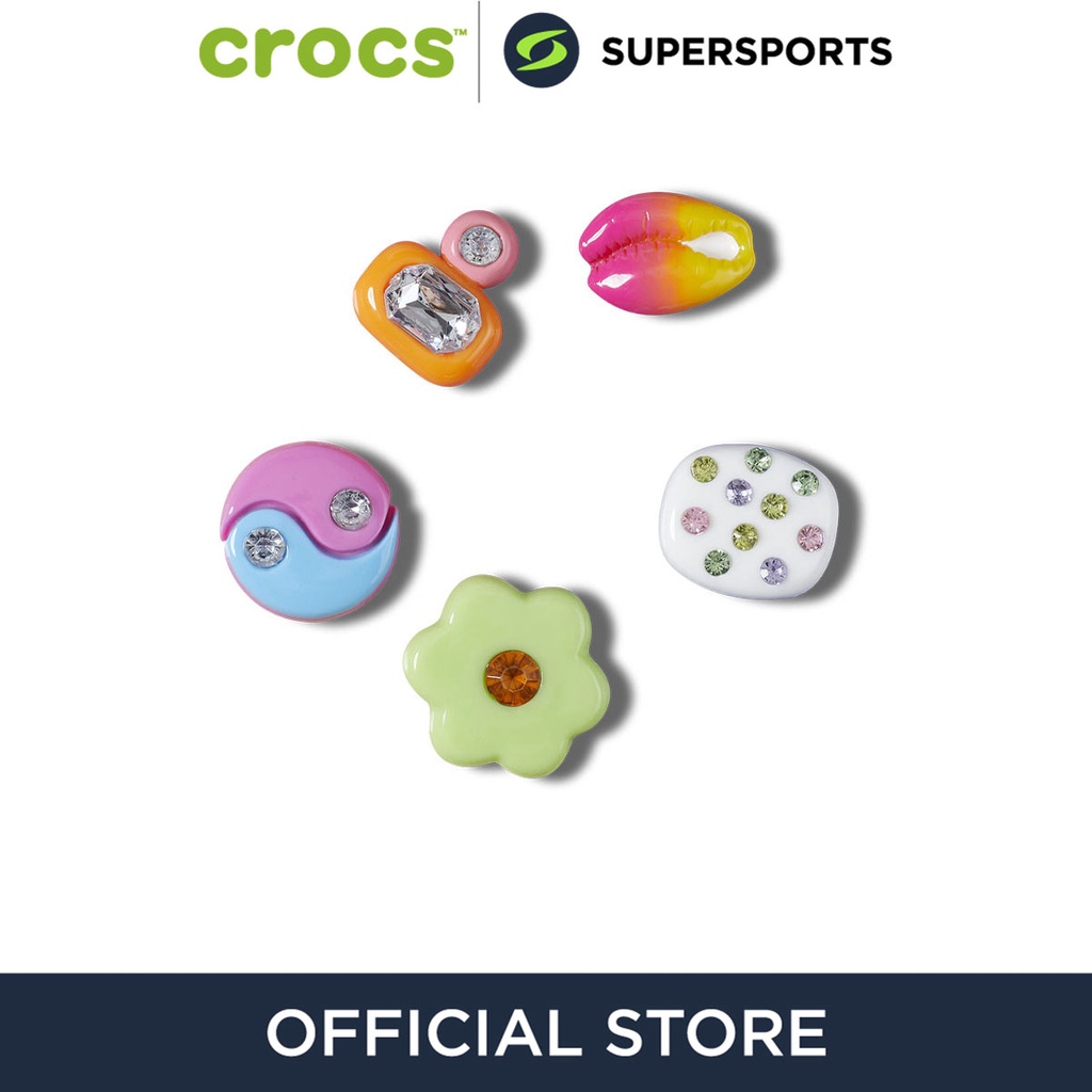 ภาพหน้าปกสินค้าCROCS Jibbitz Technicolor 5-Pack ตัวติดรองเท้า จากร้าน crocs_officialstore บน Shopee