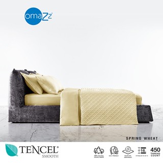 Omazz ผ้าปู 5ฟุต 1ชิ้น Collection Tencel Smooth รหัส Spring Wheat