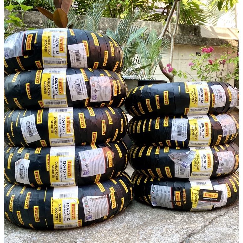 ยาง PIRELLI ROSSO 110/70-12 หน้า-หลัง ใส่ GRAND FILANO | Shopee Thailand