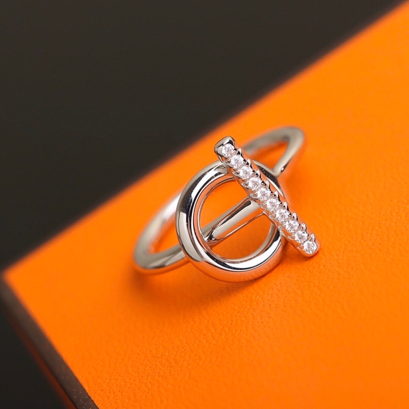 พรี-ราคา2500-hermes-แหวน-เพชร-rings