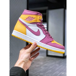 Nike air jordan 1 Retro OG "Brotherhood" รองเท้าบาสเก็ตบอล unisex