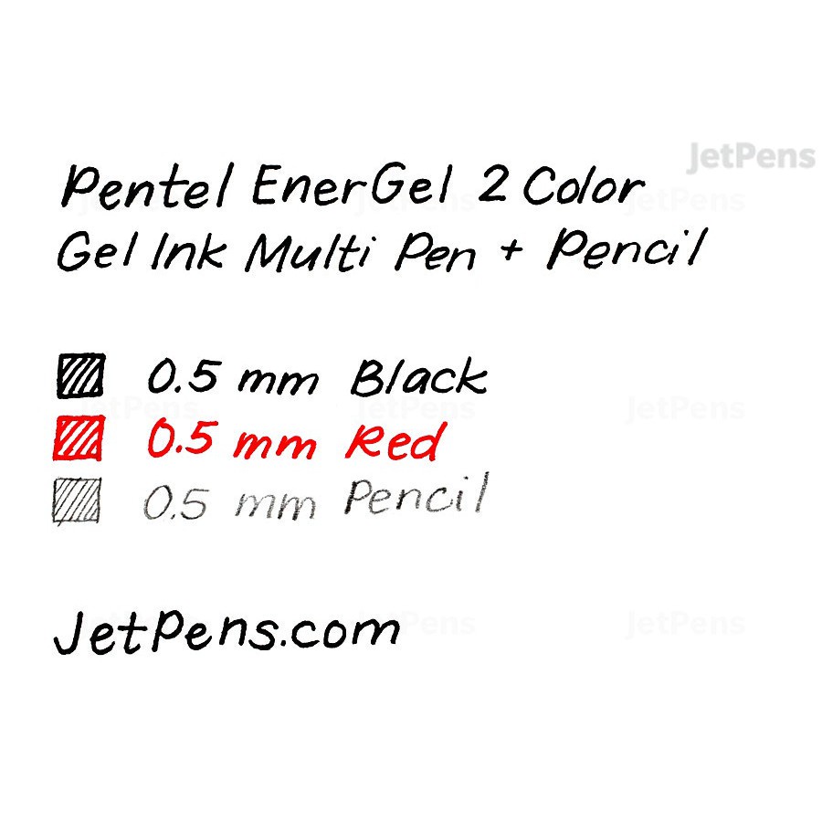 ภาพสินค้าทักแชทแจกโค้ด ปากกาเจล Pentel Energel Multi Function 3 ระบบ (3in1) ขนาด 0.5 MM จากร้าน easteregg_store บน Shopee ภาพที่ 3