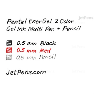 ภาพขนาดย่อของภาพหน้าปกสินค้าทักแชทแจกโค้ด ปากกาเจล Pentel Energel Multi Function 3 ระบบ (3in1) ขนาด 0.5 MM จากร้าน easteregg_store บน Shopee ภาพที่ 3