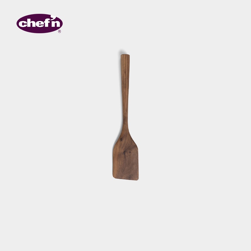 chefn-cooking-utensils-wood-scraper-walnut-osh-wood-ทัพพีไม้