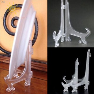 Durable 5pcs Plastic Plates Picture Frames Medals Holder Table Desk Home Office Multi-Purpose Ornaments Display Stands