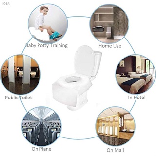 10 Pcs Disposable Waterproof Toilet Seat Cover Mat / Sanitary pad For Toilet / Travel Portable WC Accessories Toilet Sea