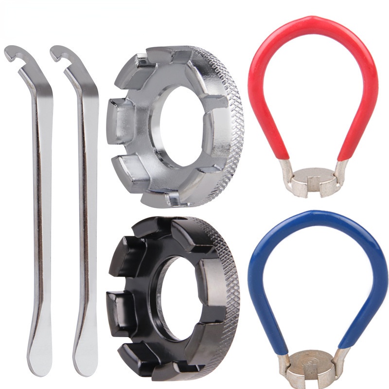 ☎Bike Spoke Key Wheel Spoke Wrench Tool Bicycle Wheel Rim 8 Way Wrench ...