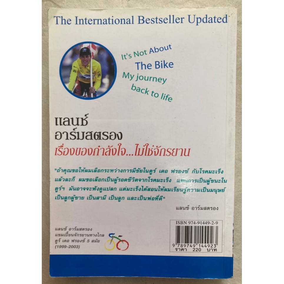 แลนซ์-อาร์มสตรอง-เรื่องของกำลังใจ-ไม่ใช่จักรยาน