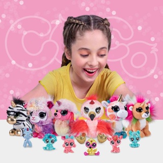 ﹉ZURU ใหม่ 2nd generation ice cream cone big eyes สาวยูนิคอร์นน่ารักตุ๊กตาตุ๊กตาของเล่นตุ๊กตา 9608