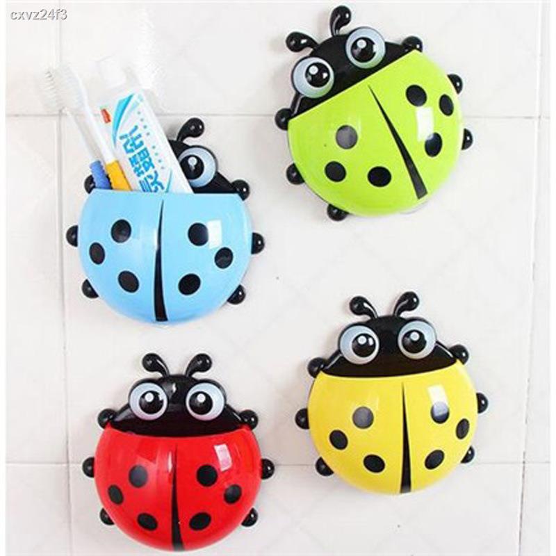 Ladybug Toothbrush Holder Suction Ladybird Toothpaste Wall Sucker ...