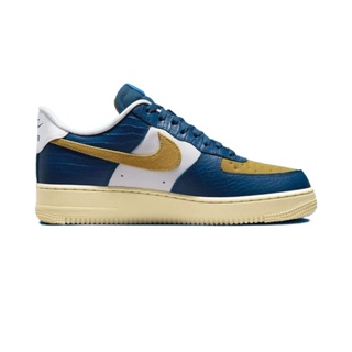 □รองเท้าผ้าใบ nike◄▫▩♦✹▲✨ รุ่นฮิต ของมันต้องมี✨ UNDEFEATED * Nike Air Force 1 Low sp 5 on it "Blue Yellow" ของแท้ 100%รอ