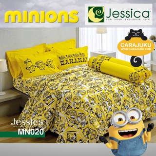 JESSICA ชุดผ้าปูที่นอน มินเนียน Minions MN020 #เจสสิกา ชุดเครื่องนอน ผ้าปู ผ้าปูเตียง ผ้านวม ผ้าห่ม Minion
