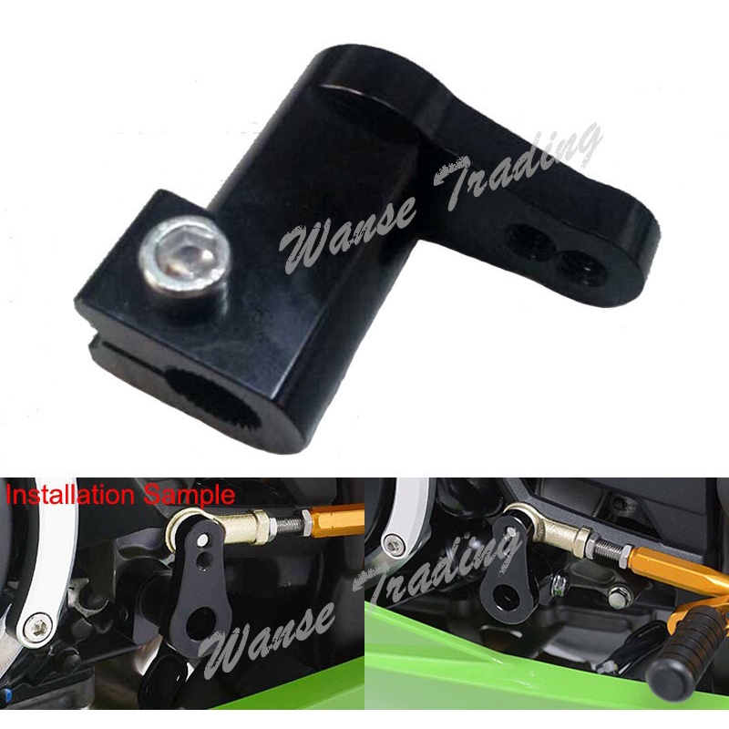 Rearsets ด้านหลังชุดเท้าวางอยู่ย้อนกลับสำหรับ KAWASAKI Ninja 250R 300