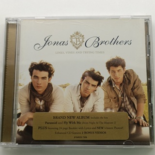 แผ่น CD เพลง Jonas Brothers Lines Vines &amp; Trying Times South Africa Only Dismantled