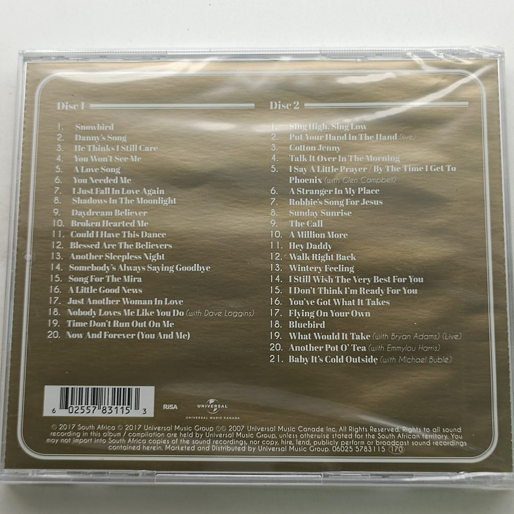 แผ่น-cd-anne-murray-the-ultimate-collection-2-แผ่น