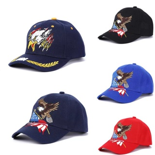 หมวกเบสบอล ปักลายธงชาติอเมริกัน สําหรับผู้ชาย และผู้หญิง