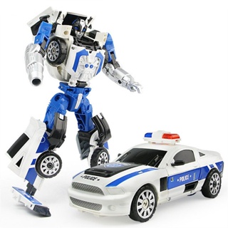 5 IN 1 Transformation Robot Toy boy City Secure Team Car Ship Helicopter Motorcycle aircraft Model ABS   Alloy Children