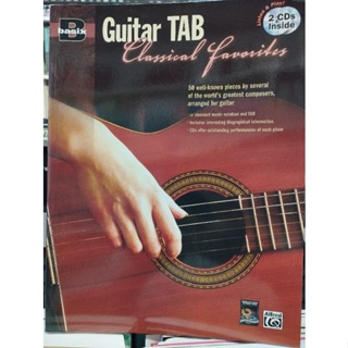 BASIX GUITAR TAB CLASSICAL FAVORITES WITH CD (ALF)038081279503ลดราคาปกยับ
