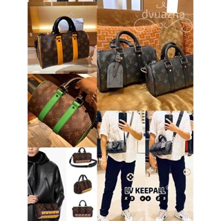 แบรนด์ใหม่ 100% ของแท้ LOUIS VUITTON / LV KEEPALL CITY XS / 25 กระเป๋าสะพายไหล่ข้างหนึ่ง