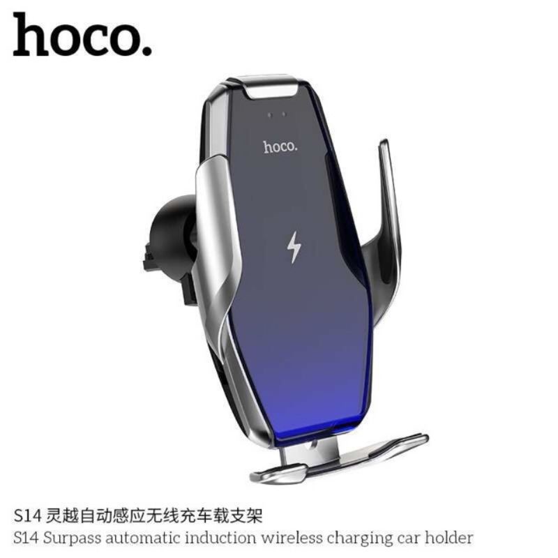 hoco-s14-surpass-wireless-charger-car-holder