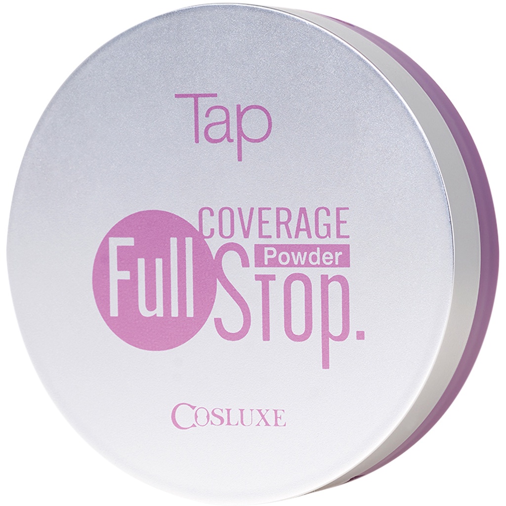 cosluxe-tap-full-coverage-fullstop-powder-55g-แป้งทูเวย์ผสมรองพื้น