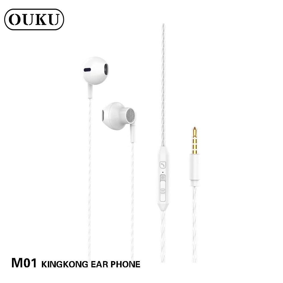 ouku-m01-หูฟัง3-5รุ่นใหม่เสียงดี-ราคาถูก-รูปทรงearphone-ดีไซน์สวยงามทันสมัย-รุ่นใหม่ล่าสุด-พร้อมส่ง