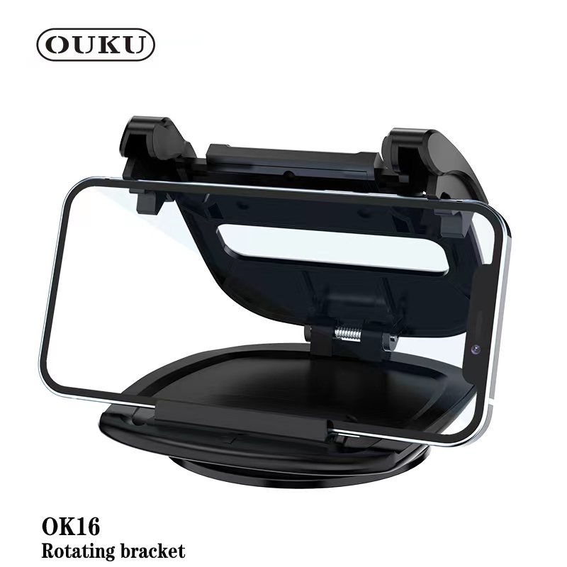 new-ouku-ok16-ที่วางมือถือติดบนคอนโซนรถ-ที่จับมือถือ-ของแต่งรถยนต์-ที่วางโทรศัพท์-กันลื่น-สำหรับติดแดชบอร์ดรถยนต์