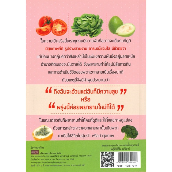 หนังสือ-healthy-project-โครงการยกเครื่อง-สำนักพิมพ์-books-maker-อาหาร-เครื่องดื่ม