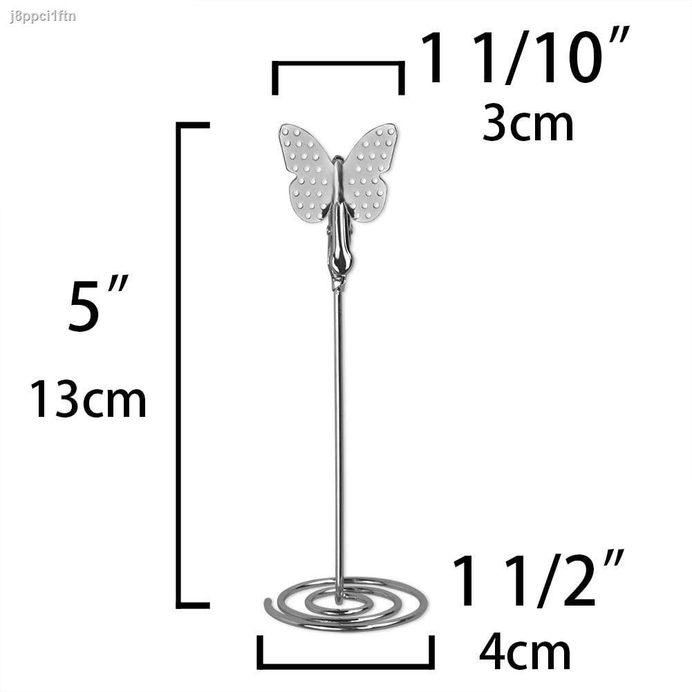 Butterfly/Plane/Heart/Bird Shape Photo Card Holder Stands Menu Clips